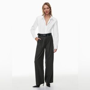 Aritzia Babaton Next Pant in Heather Charcoal Size 00